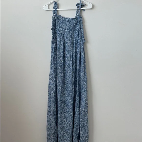 Doen Plumosa Dress in Blue Garden Bloom Size: L Doen Plumosa Dress in Blue Garden Bloom Size: L
